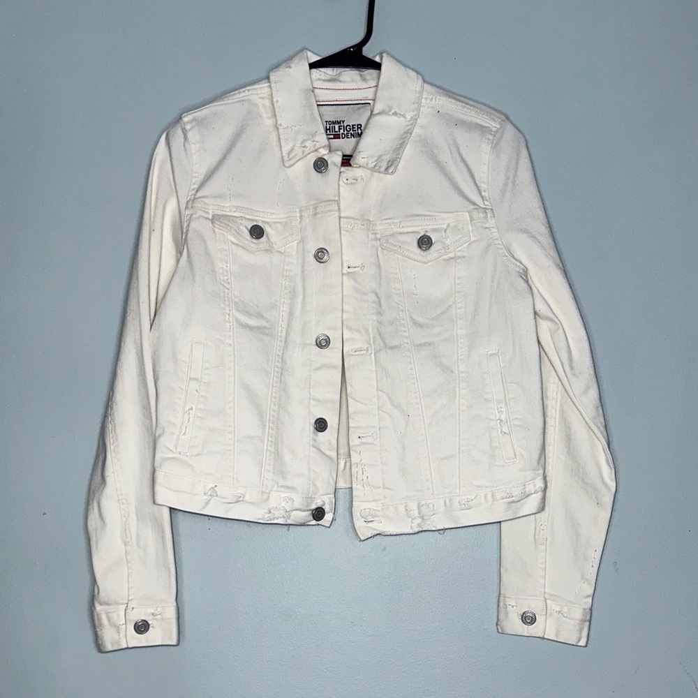 Tommy Hilfiger White Denim Jean Jacket